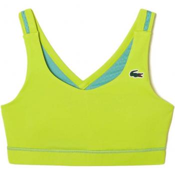 Brassière Lacoste Sport Ultra Dry Couleurs Verts & Jaunes M