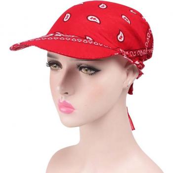 Turban Floral en Coton pour Femmes Musulmanes