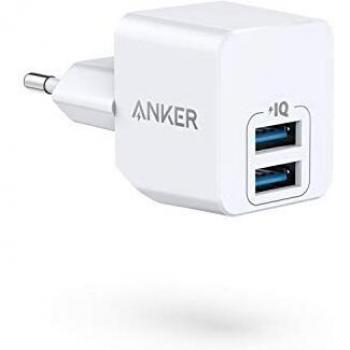 Mini USB Charger Anker Bianco