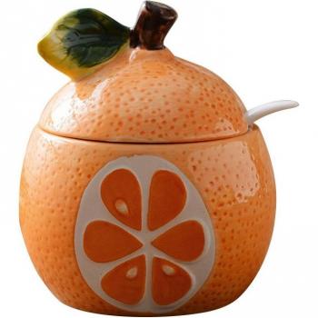 Charming Ceramic Fruit Storage Jar
