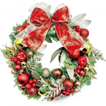 Timeless Tulip Christmas Wreath