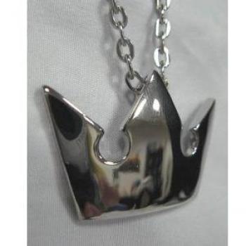 Silver Crown Heart Accessory