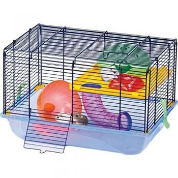 Hamster Cage Criceti 9 – Design Bleu Jaune