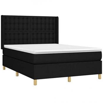 Dark Lova Spring LED Bed – 140x190 cm