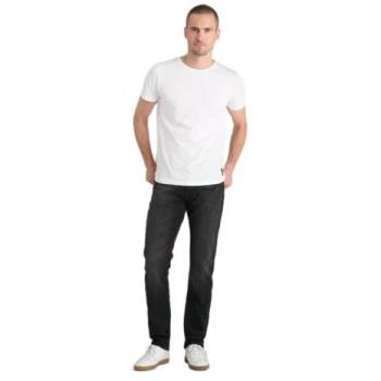 Jeans Regular Droit Jogg 800/12 Longueur 34 Noir Aiden Coton