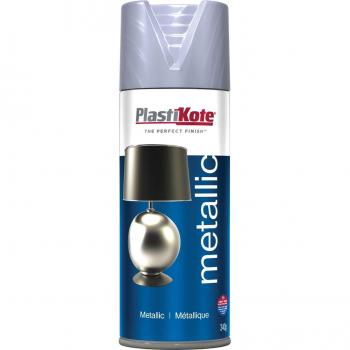 PlastiKote 4403 Metallic Aerosol Spray Paint Pewter 400ml