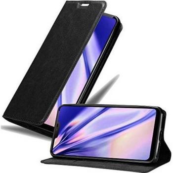 Funda de Protección para LG G7 ThinQ en Negro Antracita con Tarjetero