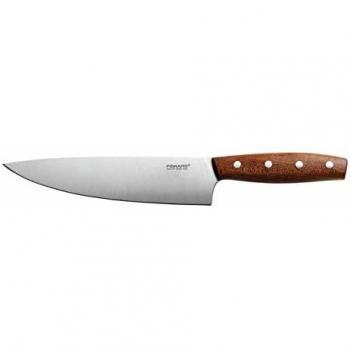 Couteau Fiskars 20 cm avec poignée en bois d'érable