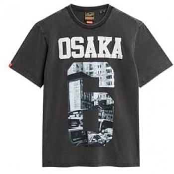 Superdry Maglietta Osaka Loose Nera S