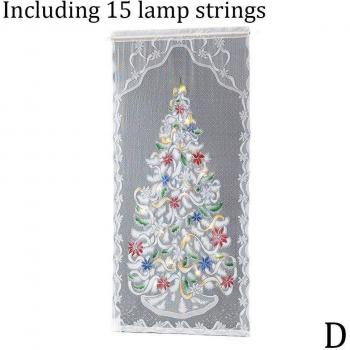 Navidad Encantada Cortina de Dormitorio