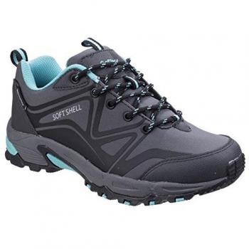 Botas de Aventura Cotswold Abbeydale Mujer Gris/Negro/Aguamarina
