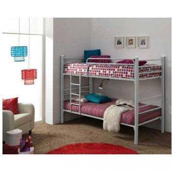 Befara Lite 90x190: Litera Divisible de Plata sin Cama Suplementaria