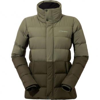 Berghaus Womens's Rosthwaite Reflect Down Jacket in Khaki (Size 14 UK)