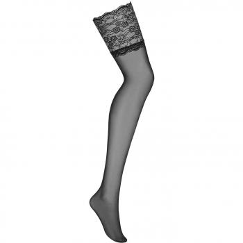 Schwarze Rosenstrümpfe – Feinband für S/M