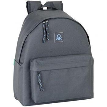 Mochila Benetton United Colors Of Benetton, 40 cm, Gris