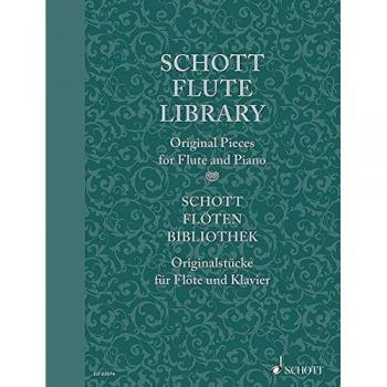 Schott Flute Library: Original Pieces. Flöte und Klavier, Basso ad libitum. Partitur und Stimme.