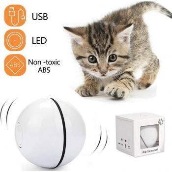 WhiskerGlow Self-Spinning Cat Toy