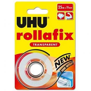 UHU Rollafix Tape with Dispenser 25m x 19mm