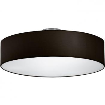 Trio Lampe de Plafond 3xE27 Noir Mat 50 cm