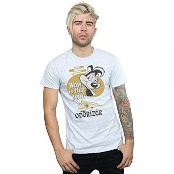 Men’s Pepé Le Pew Odorizer T-Shirt in Grey – 2XL