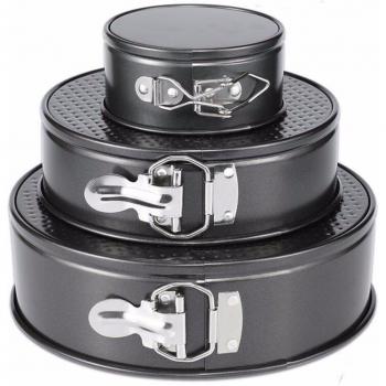 Removable Bottom Springform Pan, Nonstick Bakeware, 4/7/9/10 Inch