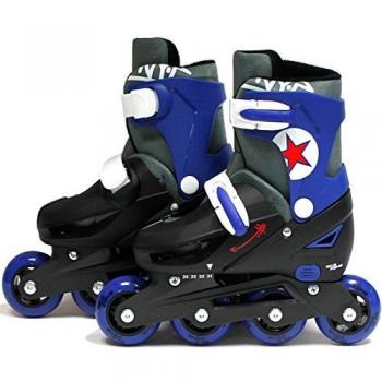 SK8 Zone Boys Blue Roller Blades Adjustable Size