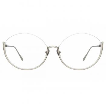 Óculos de Grau Prata Feminino Linda Farrow RAE LFL1144 C7
