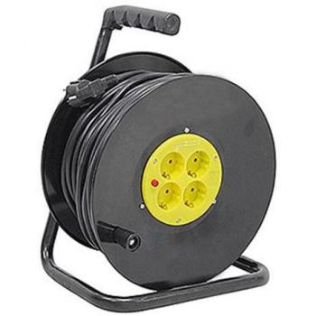 Elbat enrollador de Cable 50m Cable 3x1.5mm