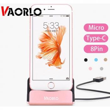 VAORLO Sync Cradle für iPhone und Samsung