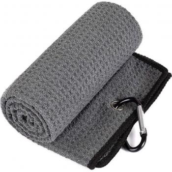 Mousqueton Robuste avec Serviette de Golf E5T8