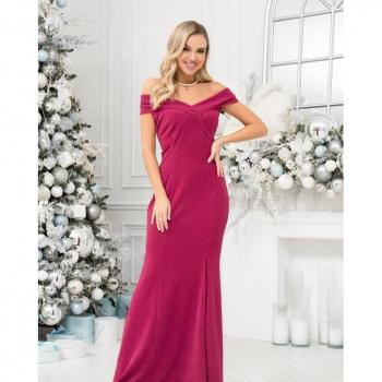 Sooty Crimson Cocktail Dress
