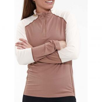 Endurance Women's Abbye Midlayer Top Brown Size 42