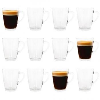 Vega 350ml Clear Coffee Cups