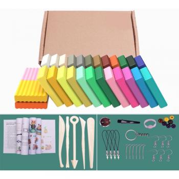 55Pcs Kids Polymer Clay