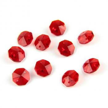 Cuentas de decoración de cristal 14mm, 50 piezas con agujero