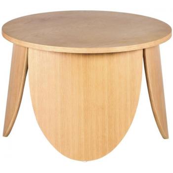 Rundcouchtisch VIVIALLY mit stilvoller Basis