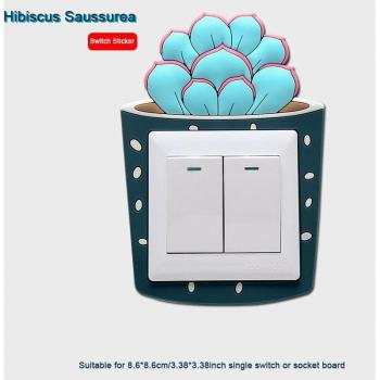 Luminous Succulent Socket Stickers