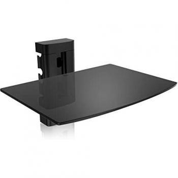 Vemount UltraFloat 1-Level Black TV Shelf