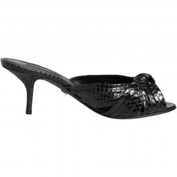 Python Print Black Leather Slides