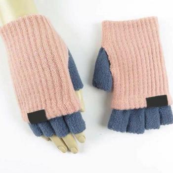Gants d'hiver pour femmes à doigts ouverts XRQ88