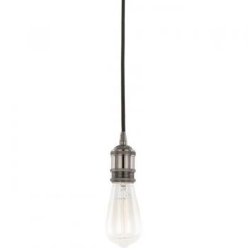 Netlighting 1 Light Black Pendant Lamp E27