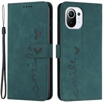 Étui Xiaomi 11 Lite/11 Lite 5G en cuir vert
