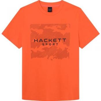Hackett Men's Flame Orange Camo Tee Short Sleeve 3XL