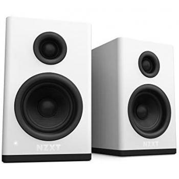 NZXT Relay 2-way White Wired 80W Desktop Speakers