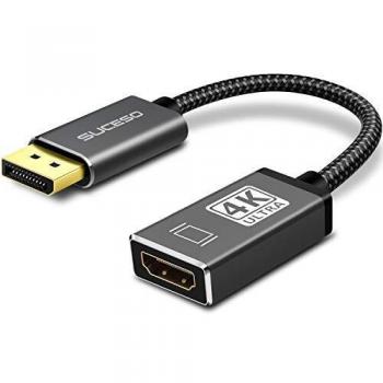 SUCESO 4K DP‑to‑HDMI 2160P Adattatore per Monitor e TV