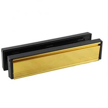 Securit 300mm Gold Brassed Letter Plate