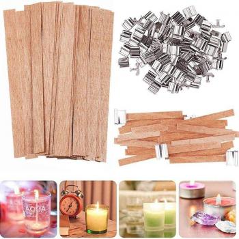 Crea tu Luz Verde: Kit de Velas con Mecha Madera y Núcleo de Cera de Abeja