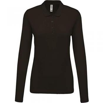 Kariban Damen Poloshirt mit langen Ärmeln