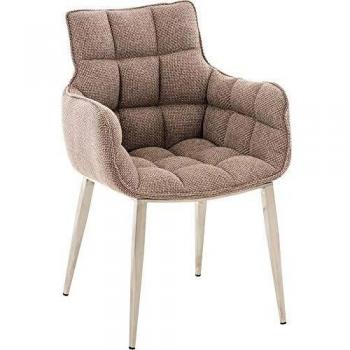 Chaise à manger Tirana, surface d’assise matelassée, charge 200 kg