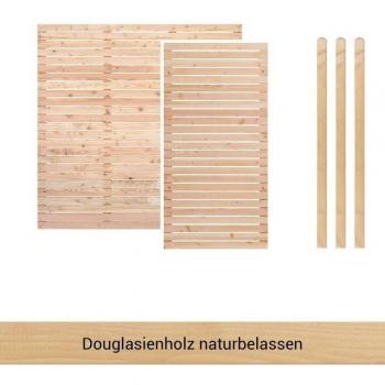 BM Zaun Kurt Set 1.1, 1 Element 180x180cm, 1 Element 90x180cm